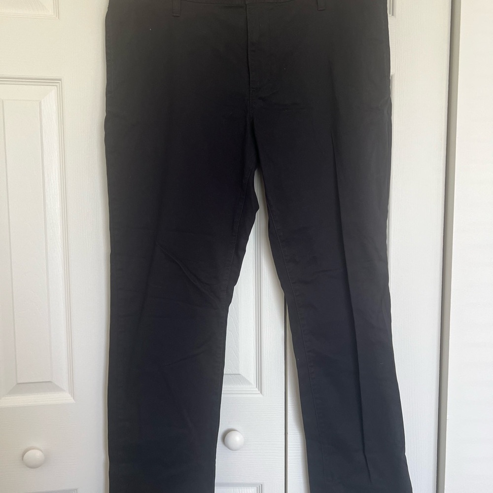 14th &Union Men's Black Pants slim fit size 38w/32L